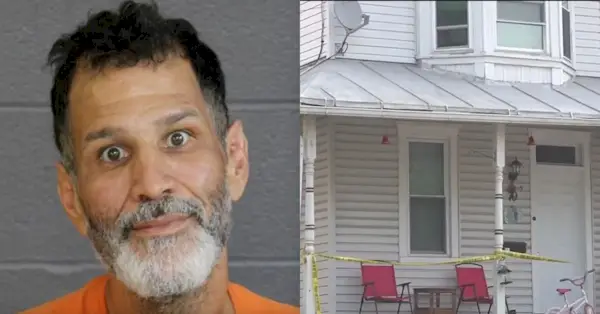 William Emilio Torres Gautier ir namai, kuriuose jis tariamai kankino ir nužudė savo uošvę (Jorko apygardos kalėjimas, WGAL ekrano kopija)