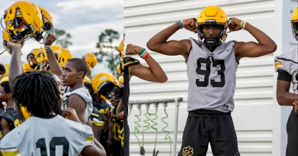 뺑소니 운전자가 사무엘 존슨 주니어(Samuel Johnson Jr.)를 살해했습니다(사진 참조). 존슨은 길에서 부상당한 개를 구하려고 노력했다고 경찰은 말했다. (이미지: Valdosta Touchdown Club 회장 Marcy Reagin 제공)