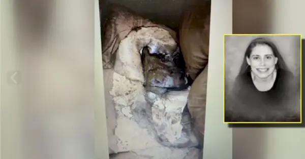 Lacey Fletcher a gauč, kde žila a zemřela