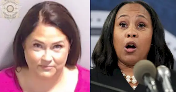 Misty Hampton, vľavo; Fani Willis, vpravo