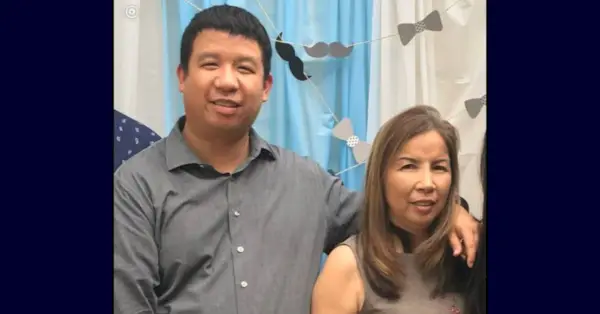 Nguyet Le a její syn Nguyen Le. Nguyen Le a jeho sourozenci se soudí o matku