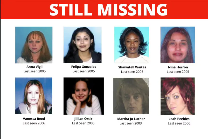 Dingusios moterys iš Vakarų Mesos žudynių Naujojoje Meksikoje.' typeof='foaf:Image' title=