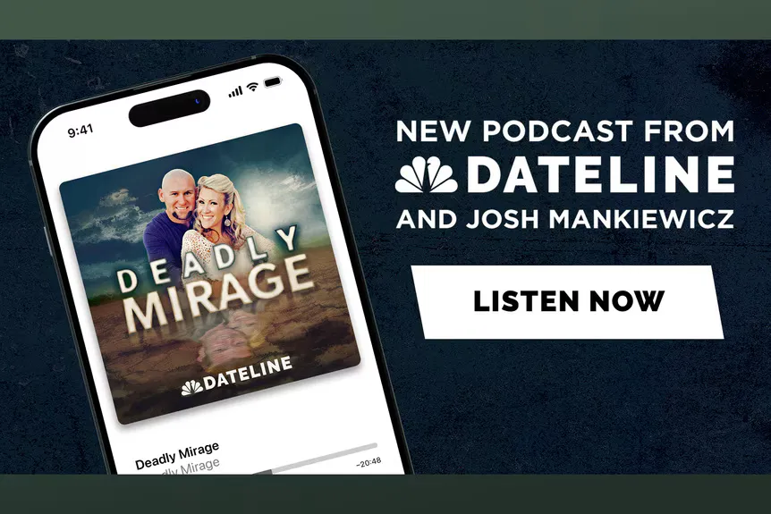 L'art clau per al podcast Dateline: Deadly Mirage' typeof='foaf:Image' title=