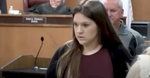 Taylor Rene Parker in tribunale (screenshot KSLA)