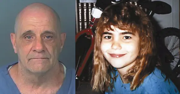 Jeffrey Norman Crum mördade Jennifer Odom, 12, och övergav hennes kropp i en apelsinlund, sa myndigheterna. (Mugshot av Crum: Hernando County Jail; bild av Jennifer: Hernando County Sheriff