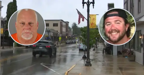 Kevin Sehmer, links, en Joshua Davies (screenshots van FOX6 News Milwaukee)