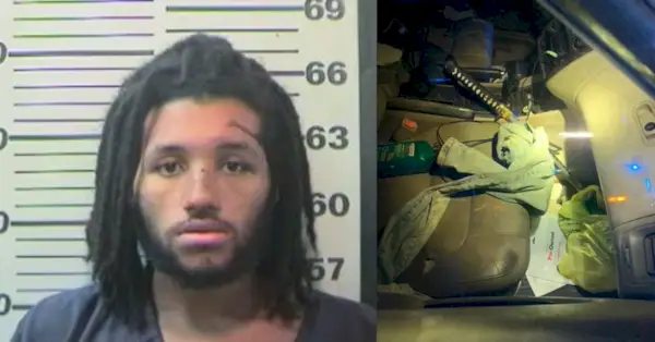 Els diputats van dir que van trobar una espasa samurai a Damien Winslow Washam