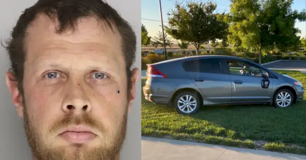 Robert Avery ha urlato insulti razzisti contro persone di origine mediorientale e ha cercato di passarci sopra, hanno detto i deputati. (Immagini: Sceriffo della contea di Sacramento