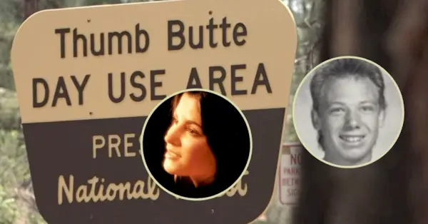 ブライアン・スコット・ベネットは、約40年前にアリゾナ州の歩道で遺体で発見されたキャシー・スポジトの殺人犯として特定された。 (フェニックス NBC 系列局 KPNX のスクリーンショット)