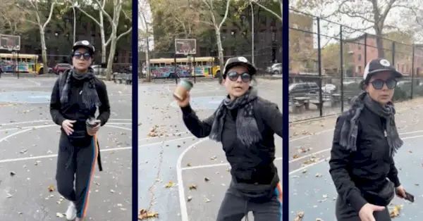 'Ty a tvůj syn, jděte pryč': Žena hodí horkou kávu na muže a jeho batole na hřišti a nazvala ho 'teroristou' v údajném útoku z nenávisti