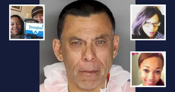 Salvator Vasquez-Olivo (Departamento de Policía de Sacramento) y víctimas (capturas de pantalla de KCRA)