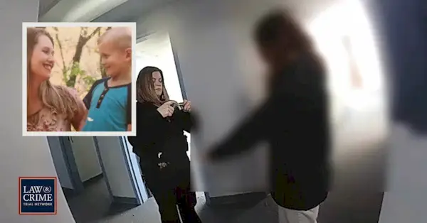 April Lyda é detida Zander Lyda