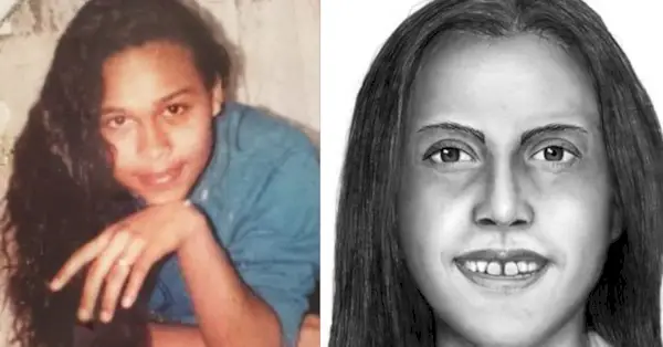 Melody Harrison wurde am 6. August 1992 in Apache Junction, Arizona, tot aufgefunden. (Bilder: DNA Doe Project)