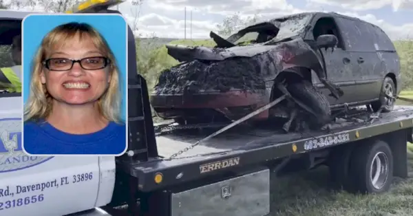 Sandra Lemire forsvandt den 8. maj 2012, sagde myndighederne. (Indsæt: Florida Department of Law Enforcement; skærmbillede af minivan: Sunshine State Sonar)