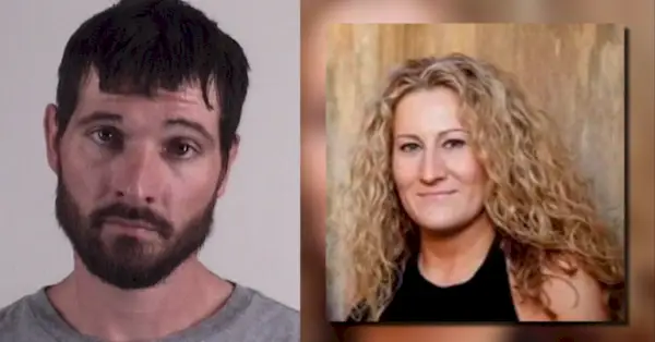 Rance Ray Magby asesinó a Kimberly Marie Knapp, dijo la policía. (Foto policial de Magby: cárcel del condado de Tarrant; captura de pantalla de Knapp: KDFW)