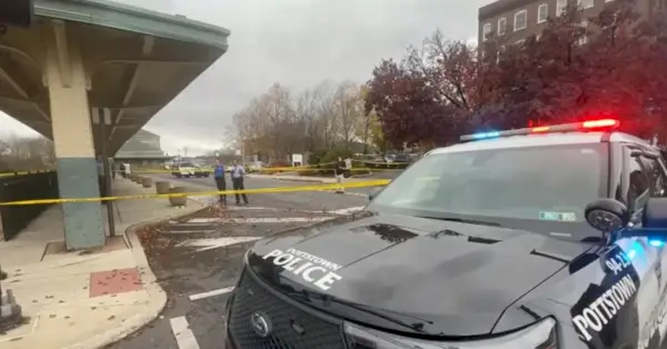 Thomas James Niarhos skjøt Jeremiah Waylon Hawkins dødelig i ansiktet, sa politiet. (Skjermbilde: WCAU)