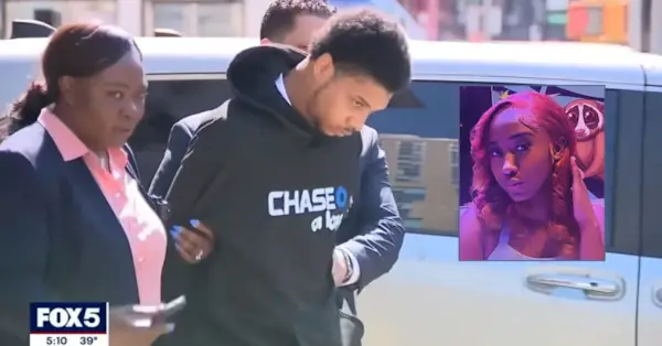 ואו קלי עומד בפני כתב אישום ברצח סמייה ספרד. (צילום מסך חשוד מ-WNYW/YouTube; קורבן