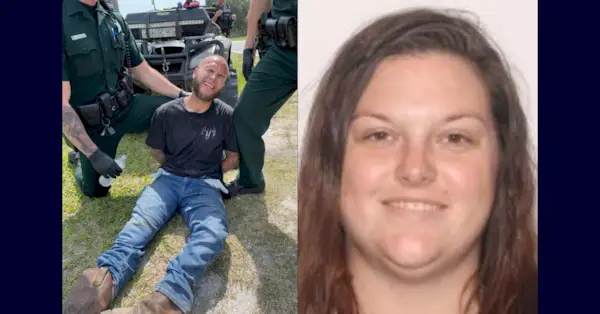 Shawn Stone und Taylor Schaefer wurden angeklagt, nachdem Stone angeblich Kinder missbraucht hatte und Schaefer ein Auge zudrückte. (Bilder: Volusia County Sheriff