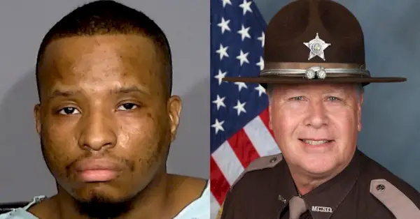 Orlando Mitchell i zastępca John Durm (szeryf hrabstwa Marion