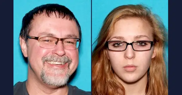 Estas imágenes publicadas por TBI muestran que Tad Cummins y Elizabeth Thomas estaban desaparecidos.