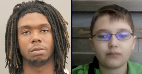 Desmond Hawkins kreeg een levenslange gevangenisstraf voor de moord op Dominic Sumicek en zijn stiefvader, Menuell Solomon. (Screenshot van de plaats delict van KPRC-TV, een dochteronderneming van NBC Houston)