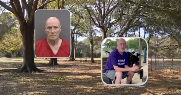 ג'רלד דקלן רדפורד ירה והרג את ג'ון וולטר ליי בפארק הכלבים ווסט בטמפה, פלורידה, כך מסרו הרשויות. (צילום ספל: השריף של מחוז הילסבורו