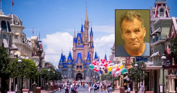 Popoluška Castle a Main Street, U.S.A. sú vidieť v Walt Disney World Resort