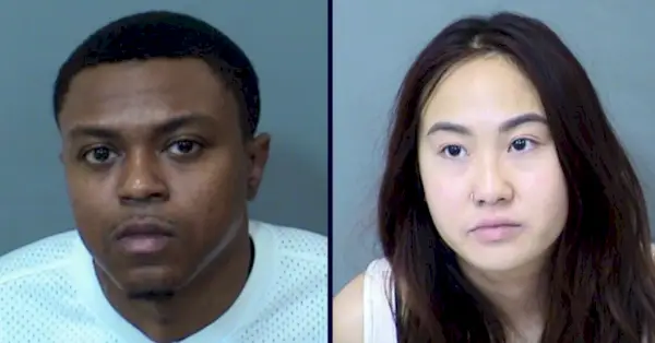 James Lawson III (L) en Stephanie Komphabay (R)