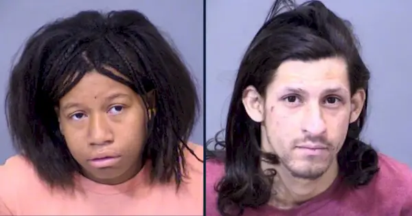 Shania Darlene Harris und Braydon Jesus Pena (Sheriff des Maricopa County).