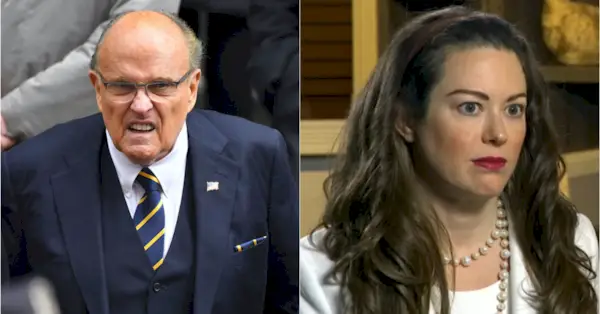 Руди Джулиани и Ноэль Данфи